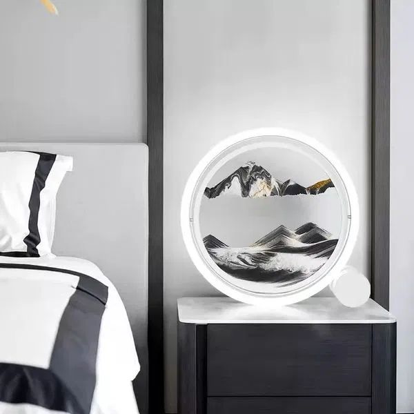 3d moving sand art table lamp lorsou